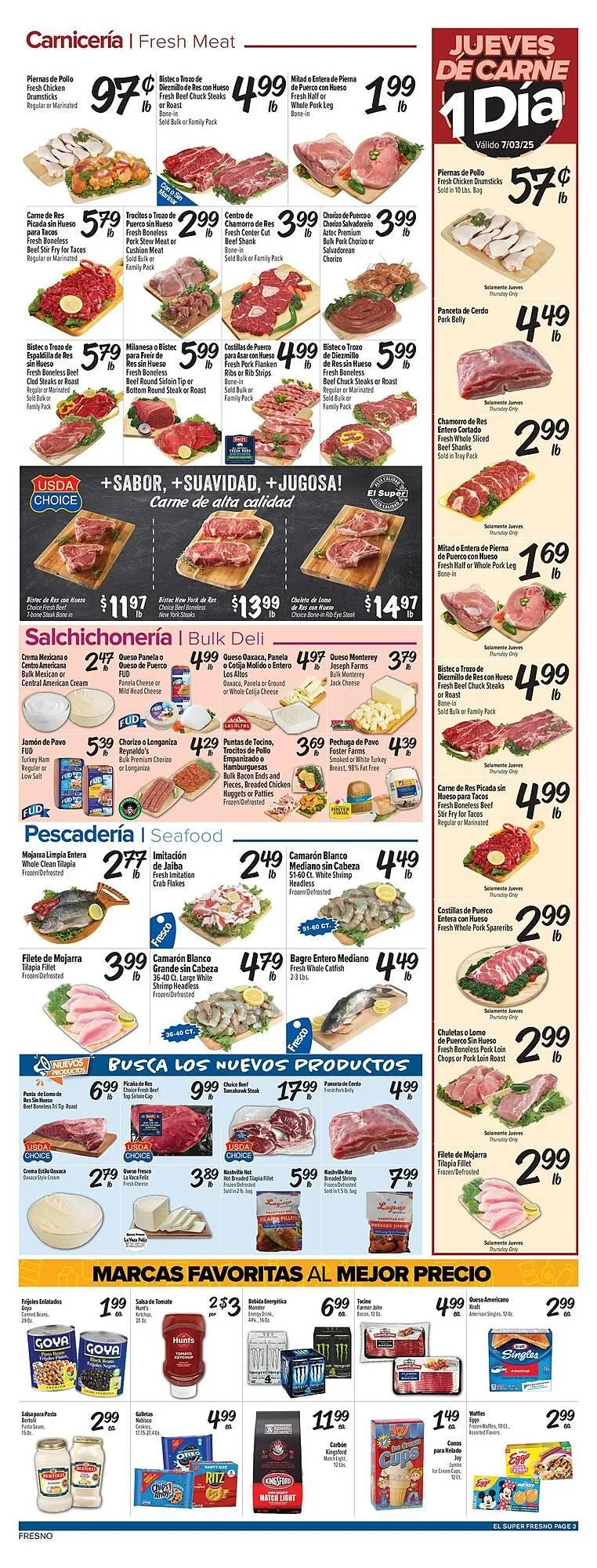 Weekly ad El Super Weekly Ad from July 2 to July 8 2025 - Page 3