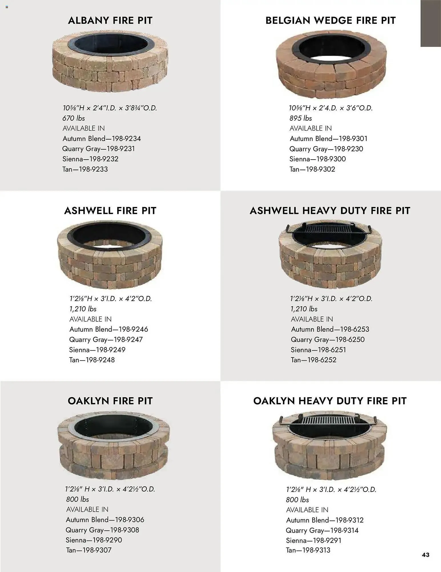 Weekly promotion Menards weekly ad spanning from April 2 to January 1 2027 - Page 43 for Catalogue 365