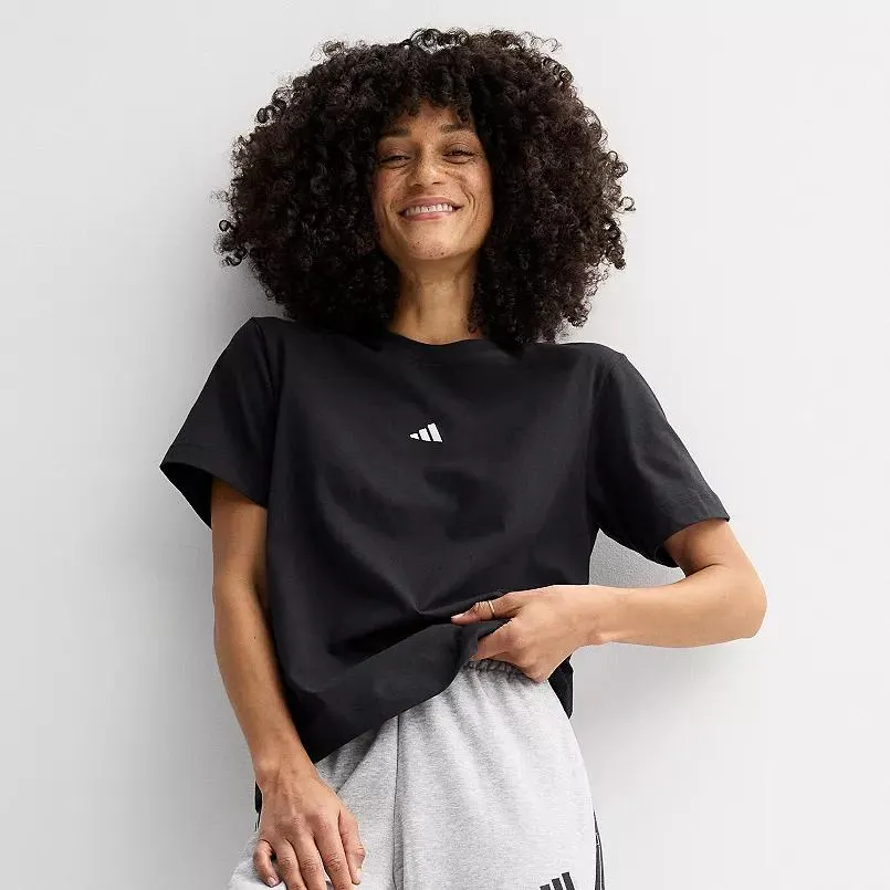 Women's adidas Essentials Small Logo Cotton T-Shirt
