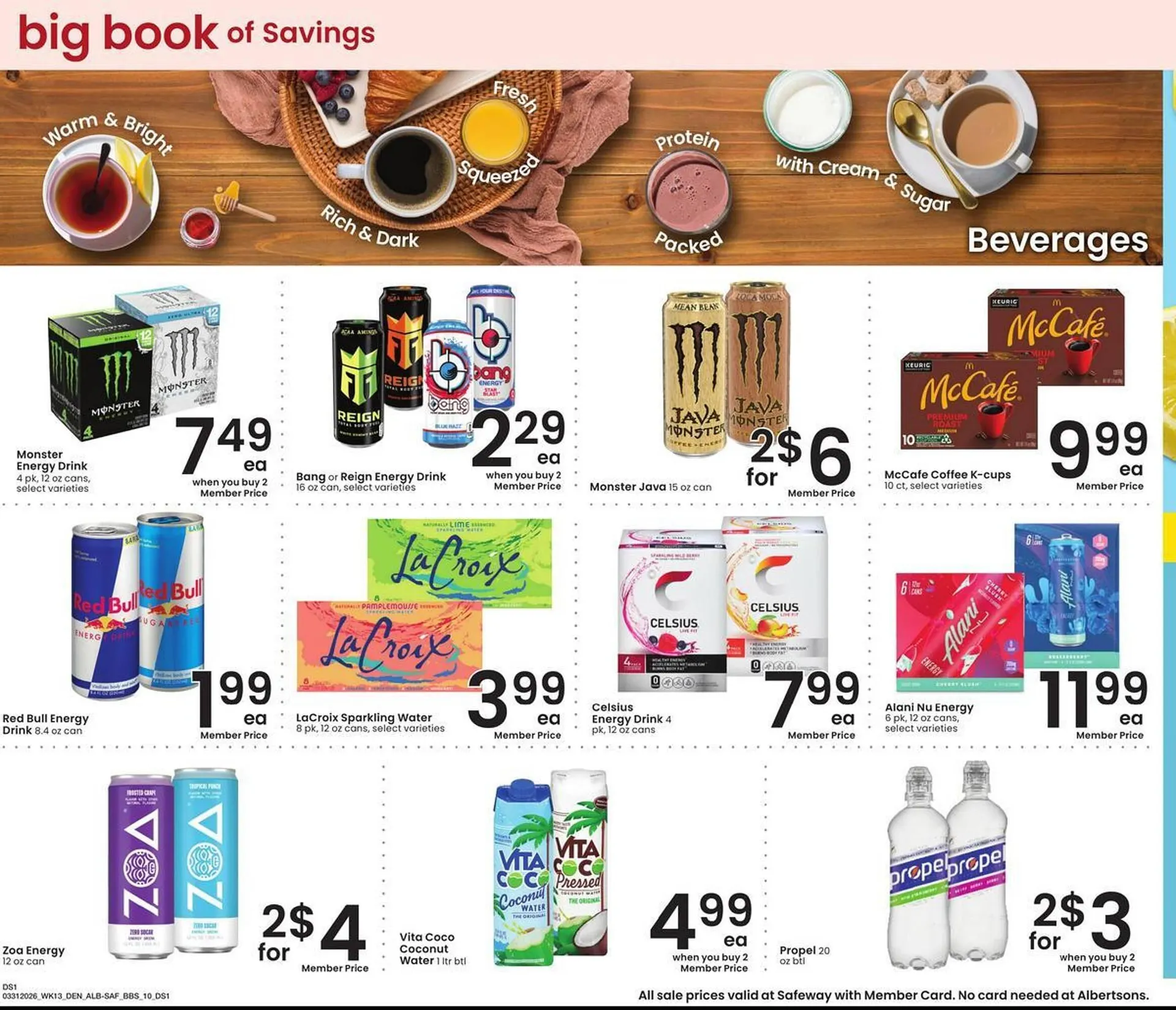 Weekly promotion Safeway weekly ad spanning from March 31 to April 27 2026 - Page 9 for Catalogue 365