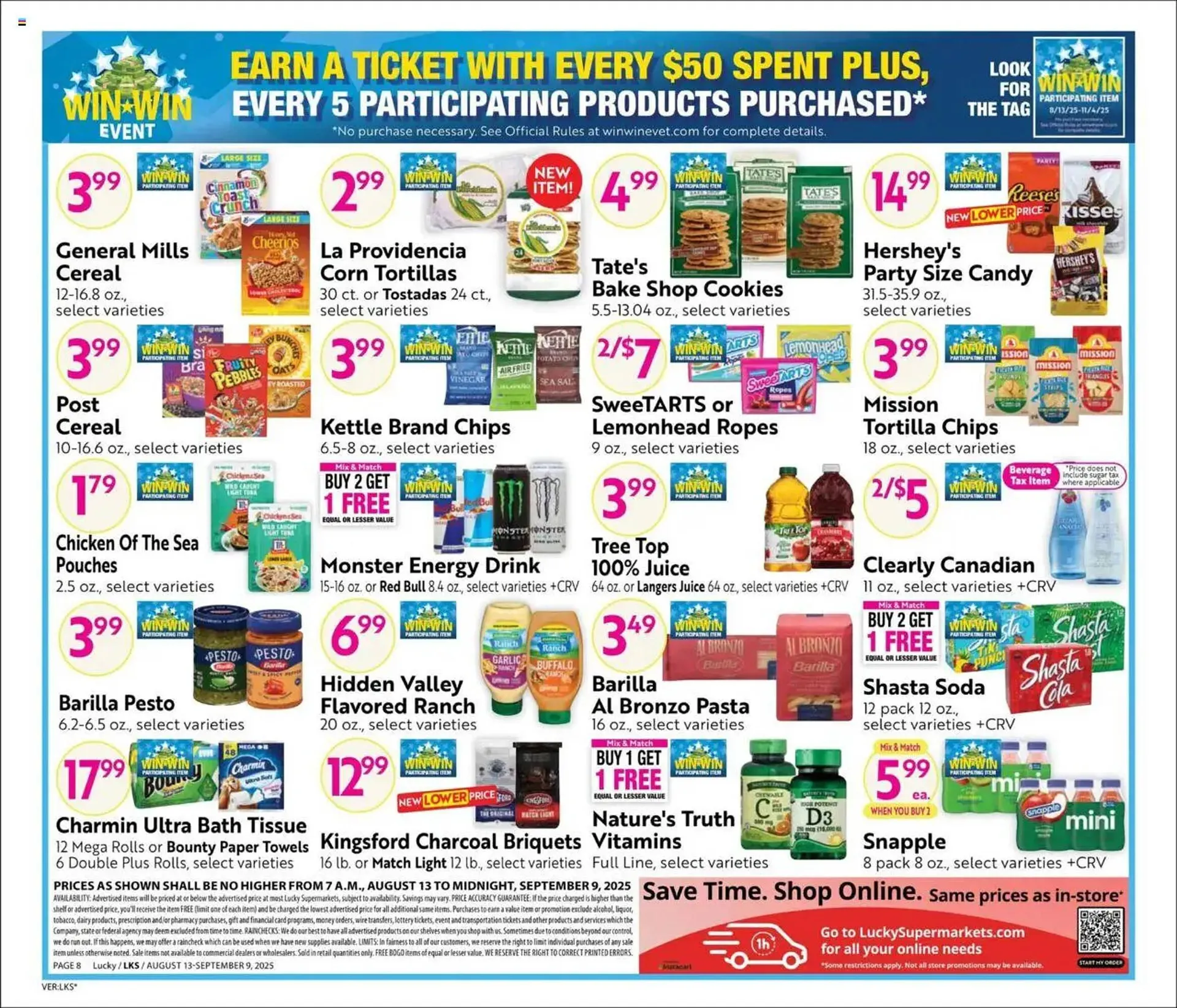 Weekly ad Lucky Supermarkets Weekly Ad from August 13 to November 4 2025 - Page 8