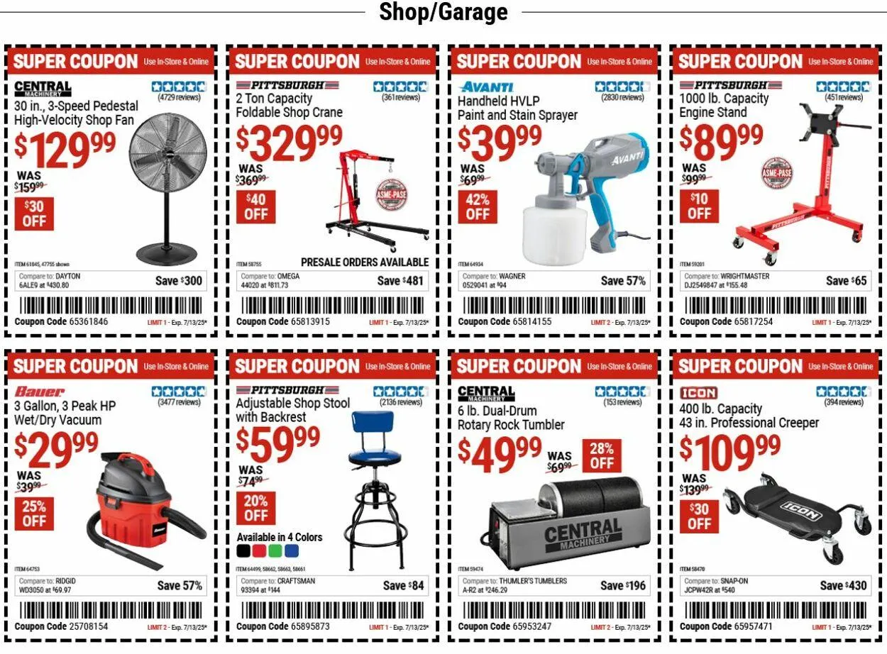 Weekly ad Harbor Freight from June 30 to July 9 2025 - Page 9