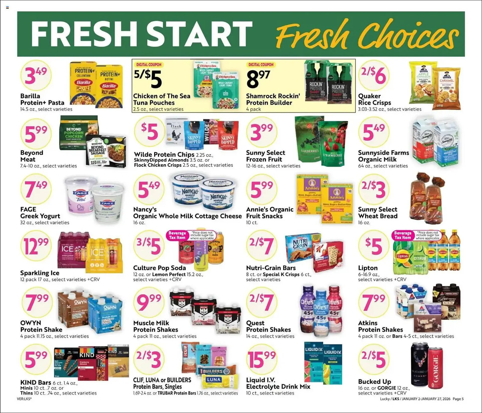 Weekly ad Lucky Supermarkets weekly ad from January 2 to January 27 2026 - Page 5