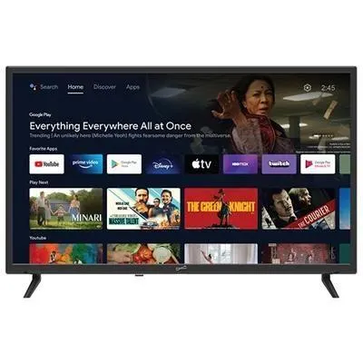 SuperSonic 43 Inch LED Smart HDTV, Anti-Glare Coating, 8ms