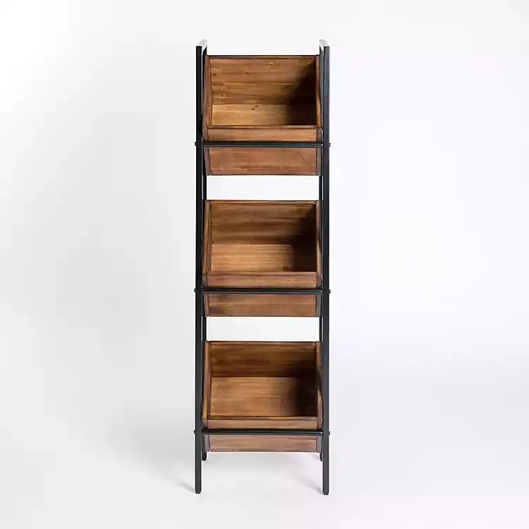 3-Box Standing Storage Rack