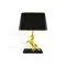 Vintage Brass Rearing Horse Lamp, 1970s