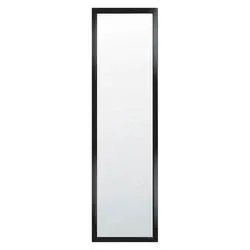 Columbia Frame 13-1/2"W x 49-1/4"H Black Full Length Framed Mirror