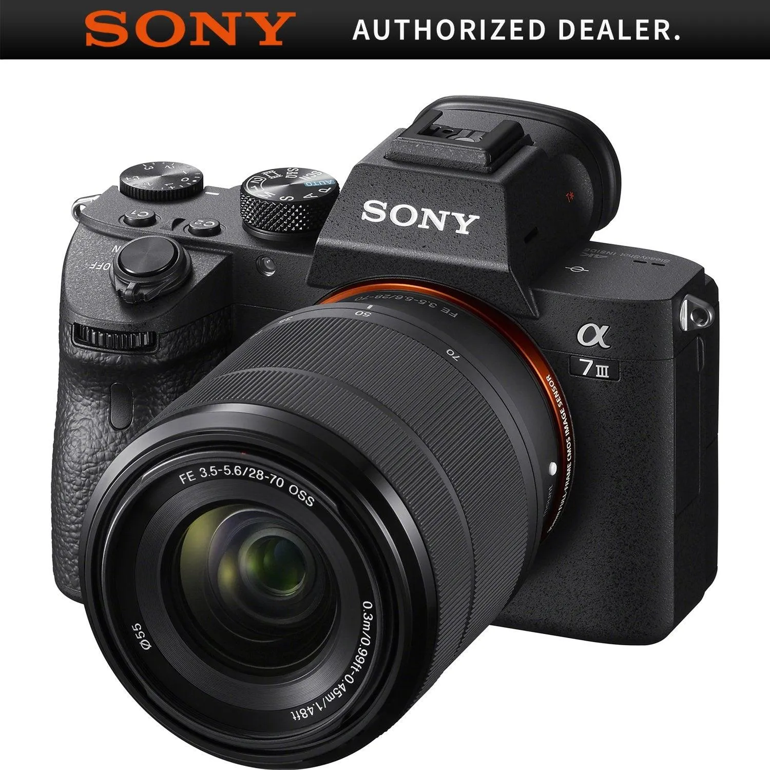 Sony a7 III Mirrorless Full Frame Camera Body + 28-70mm Lens Kit ILCE-7M3K/B