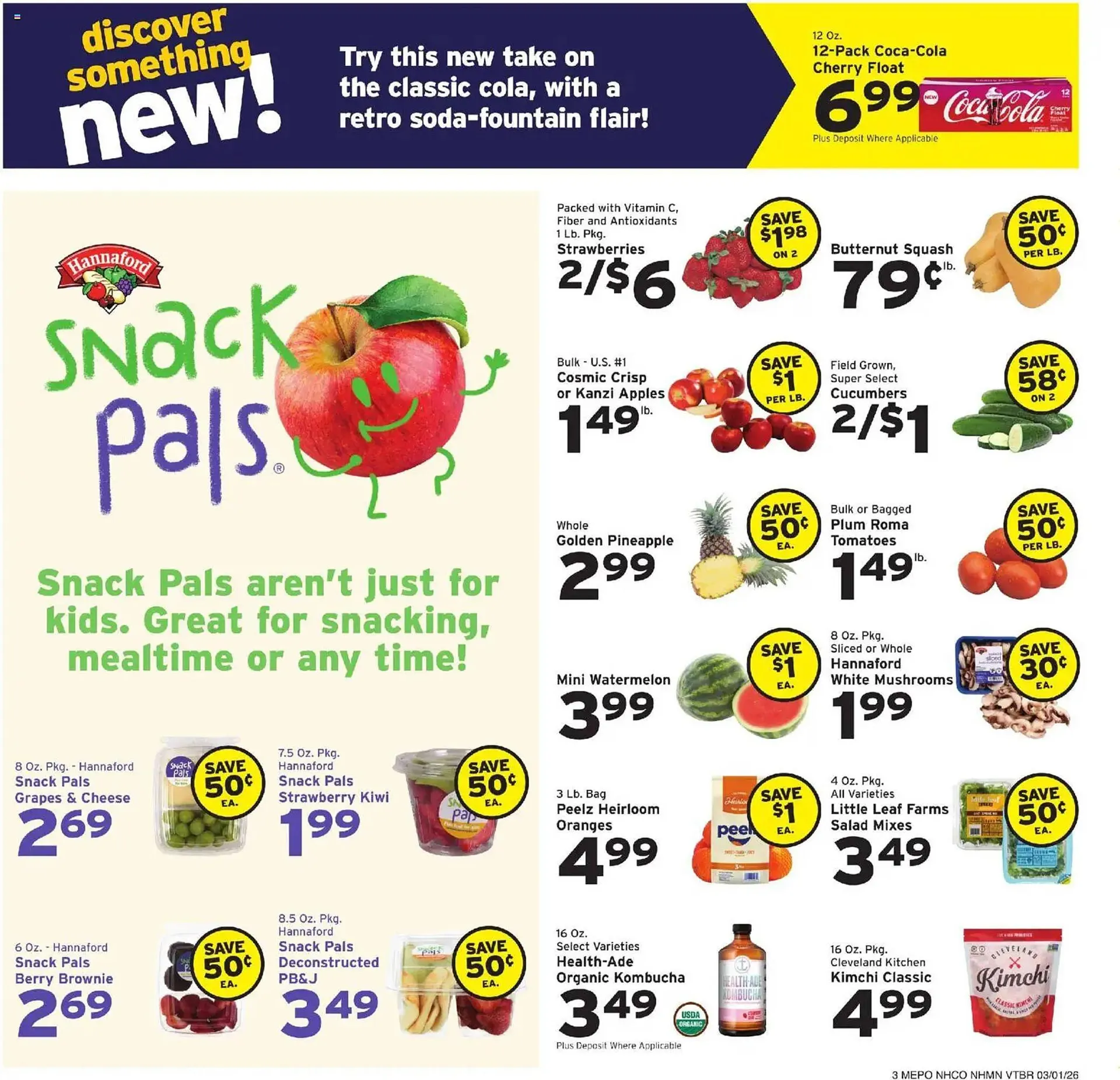 Weekly ad Hannaford flyer from March 1 to March 8 2026 - Page 3