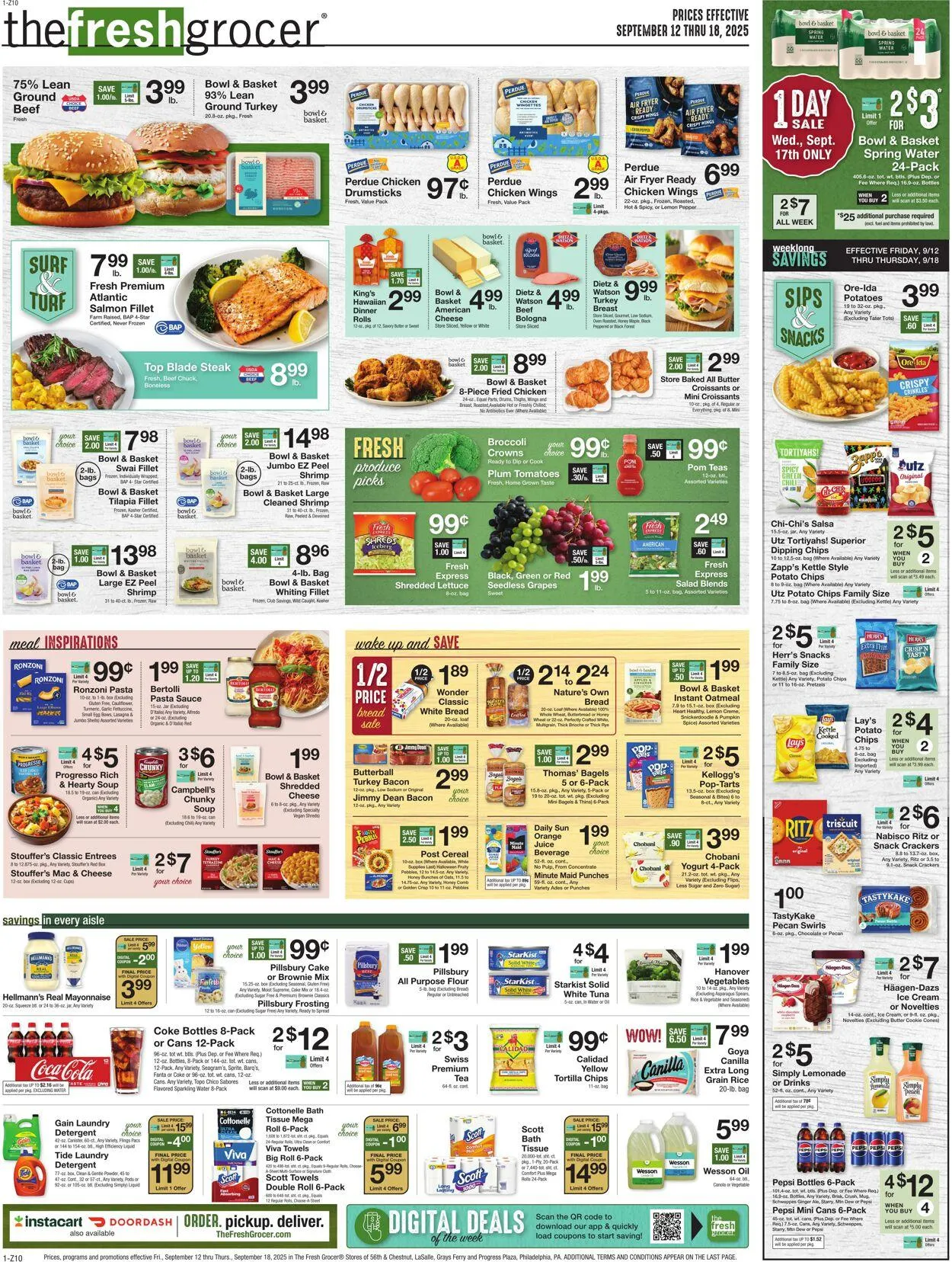 Weekly ad Gerrity's Supermarkets Current weekly ad from September 11 to September 18 2025 - Page 1