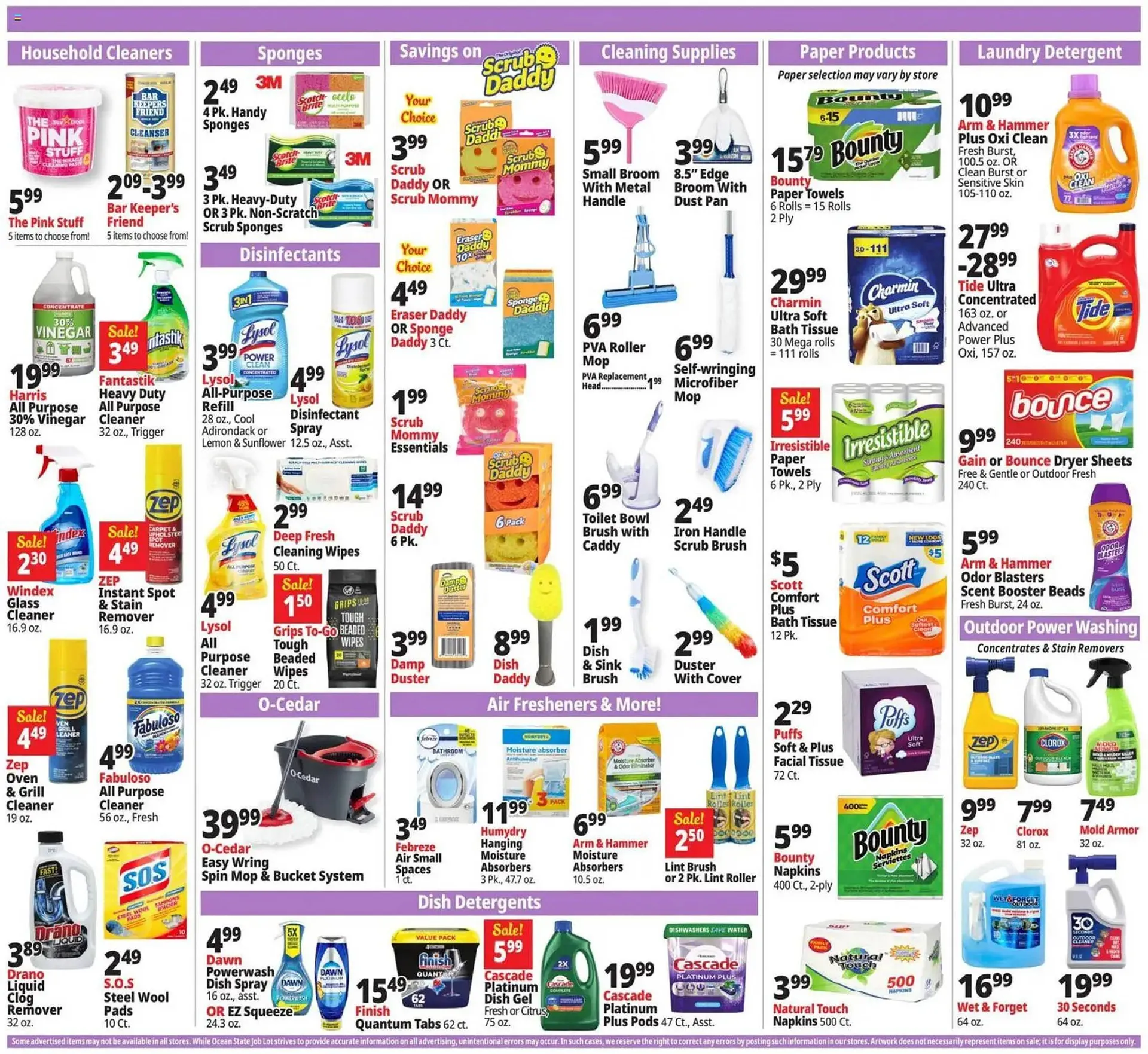 Weekly ad Ocean State Job Lot flyer from April 9 to April 15 2026 - Page 20