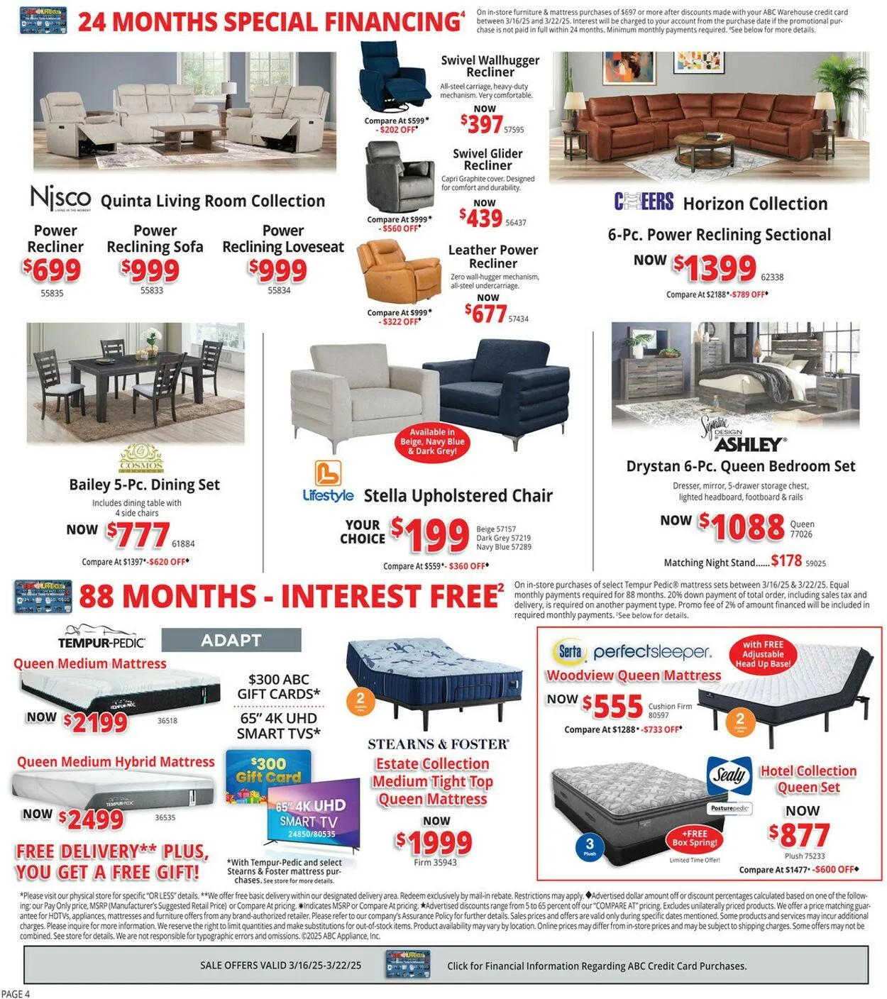 Weekly ad ABC Warehouse Current weekly ad from March 16 to March 22 2025 - Page 4