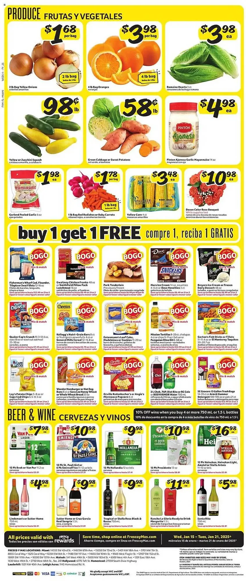 Weekly ad Fresco y Más Weekly Ad from January 15 to January 21 2025 - Page 6