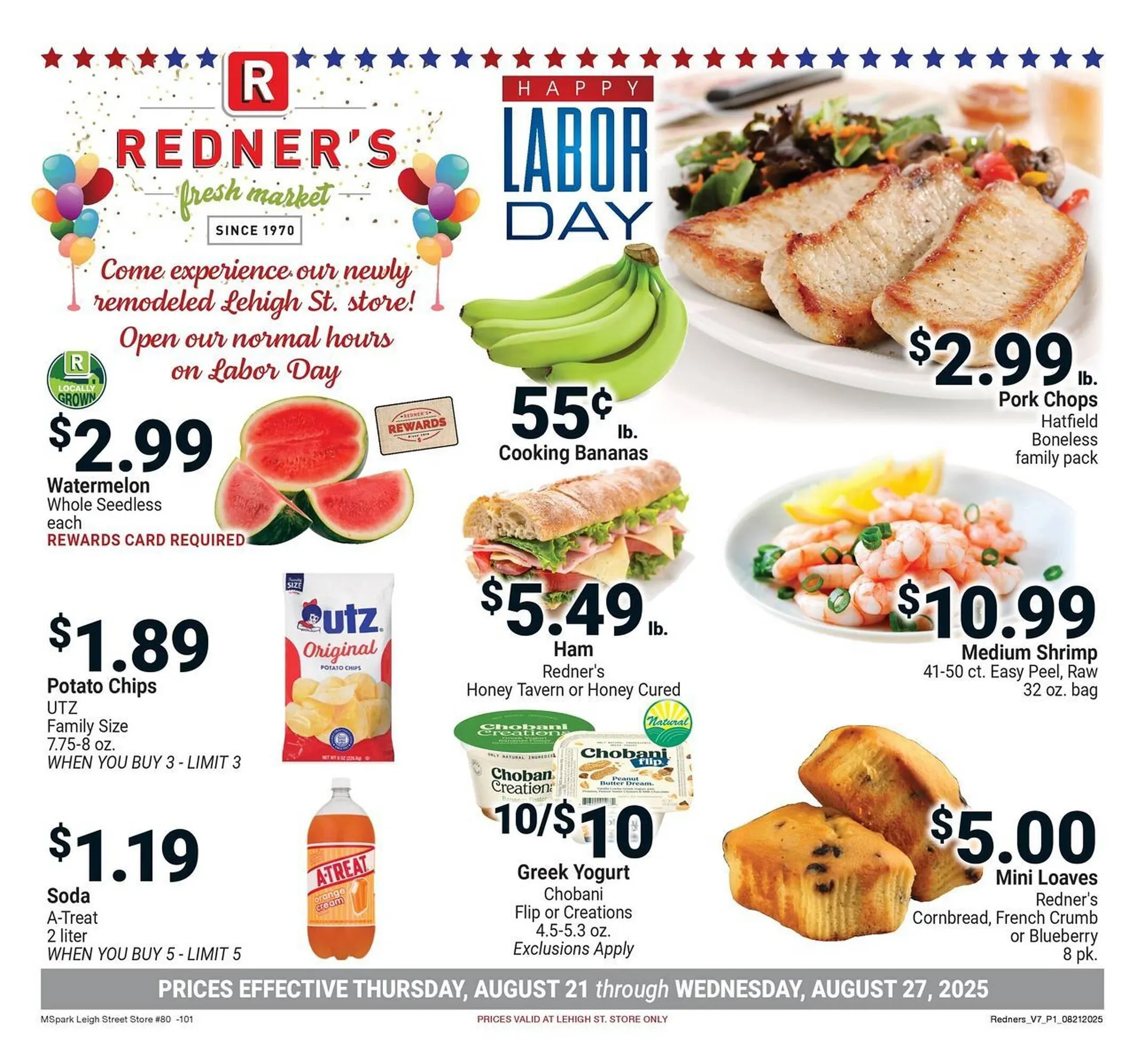 Weekly ad Redner's Warehouse Weekly Ad from August 21 to August 27 2025 - Page 1