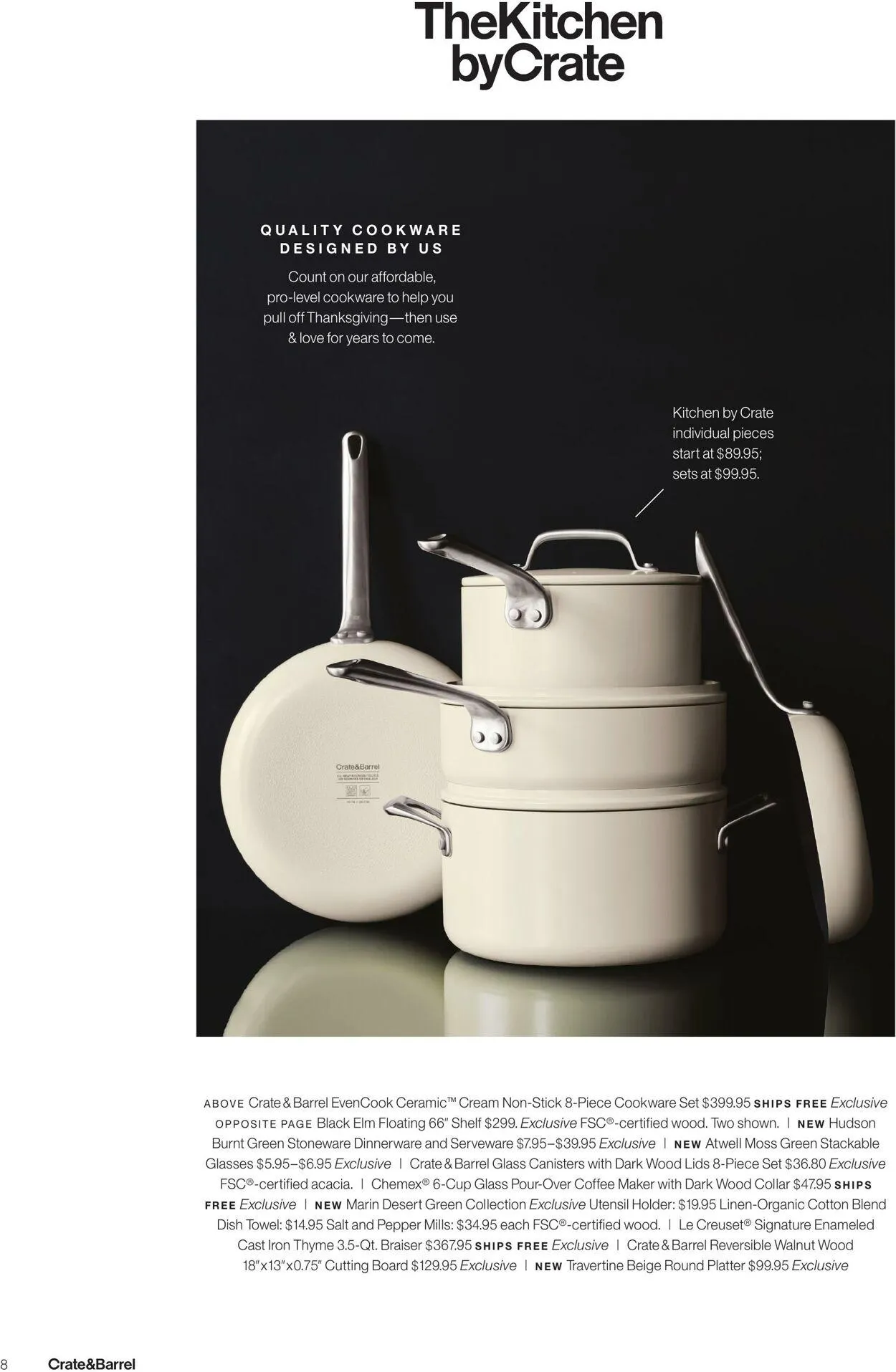 Weekly ad Crate & Barrel from November 4 to January 1 2025 - Page 8