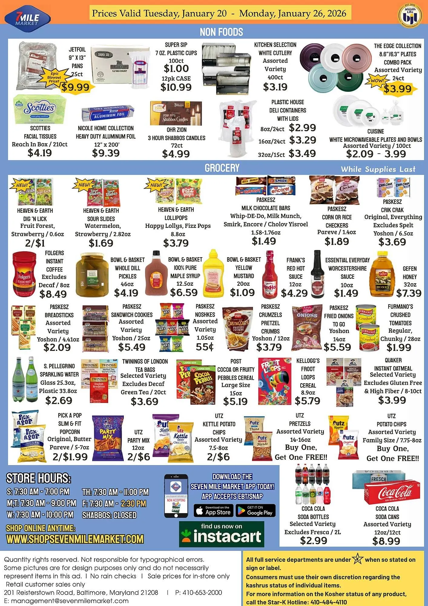 Weekly ad Seven Mile Market circular from January 20 to January 26 2026 - Page 2