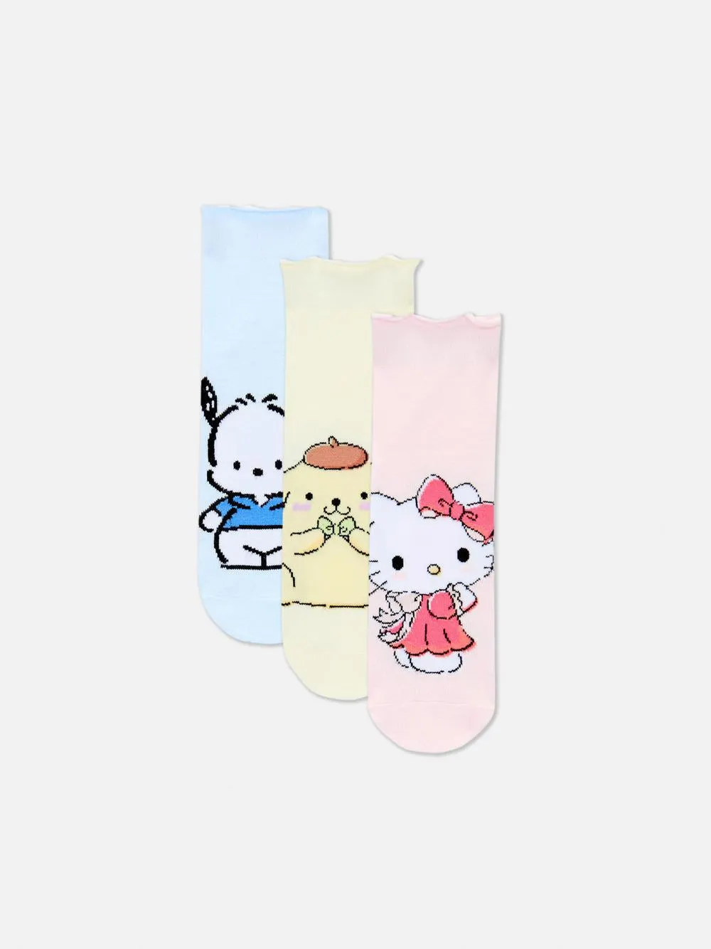 3-Pack Hello Kitty Crew Socks
