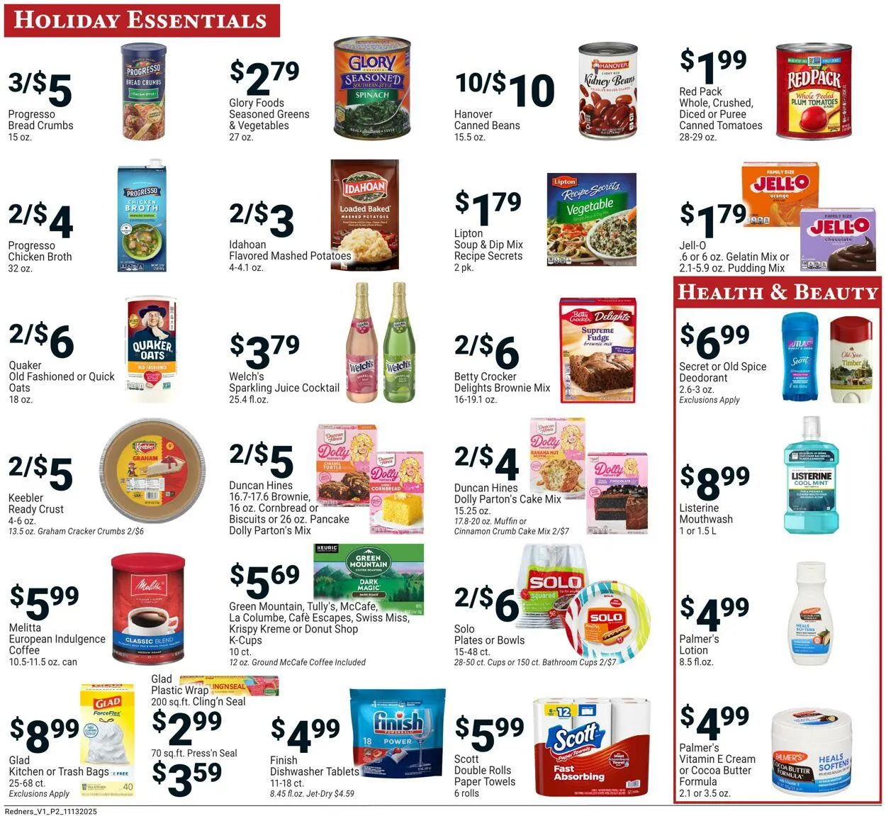 Catálogo de Redner’s Warehouse Market Current weekly ad 13 de noviembre al 19 de noviembre 2025 - Página 2
