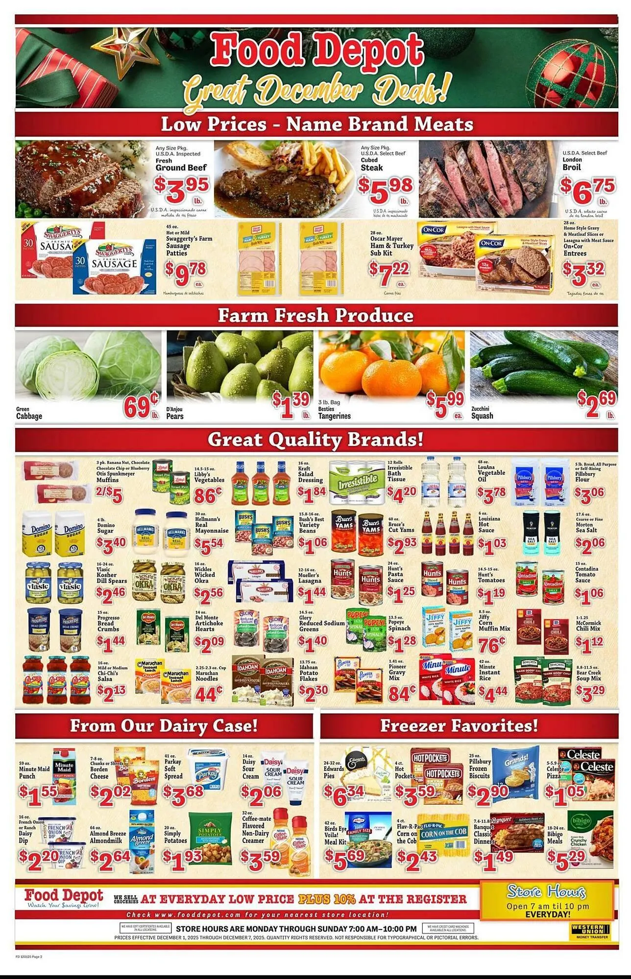 Weekly ad Food Depot weekly ad from December 1 to December 7 2025 - Page 2