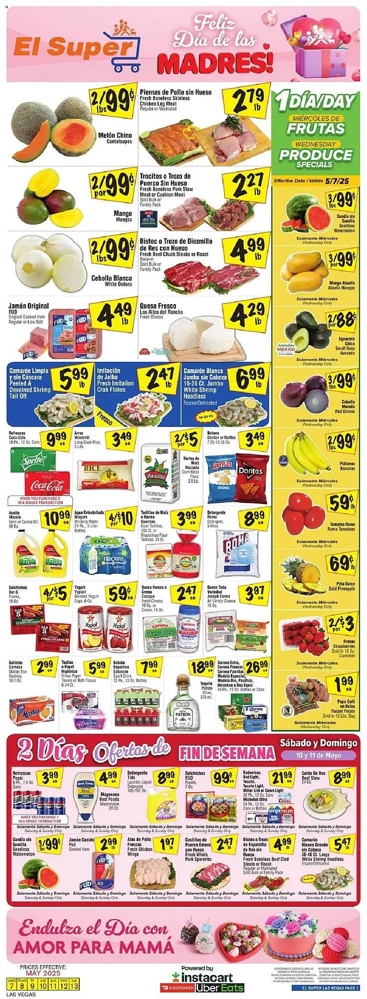 Weekly ad El Super Weekly Ad from May 7 to May 13 2025 - Page 1