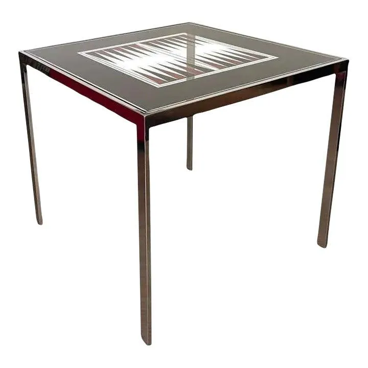 Maison Jansen Modernist Backgammon Games Table
