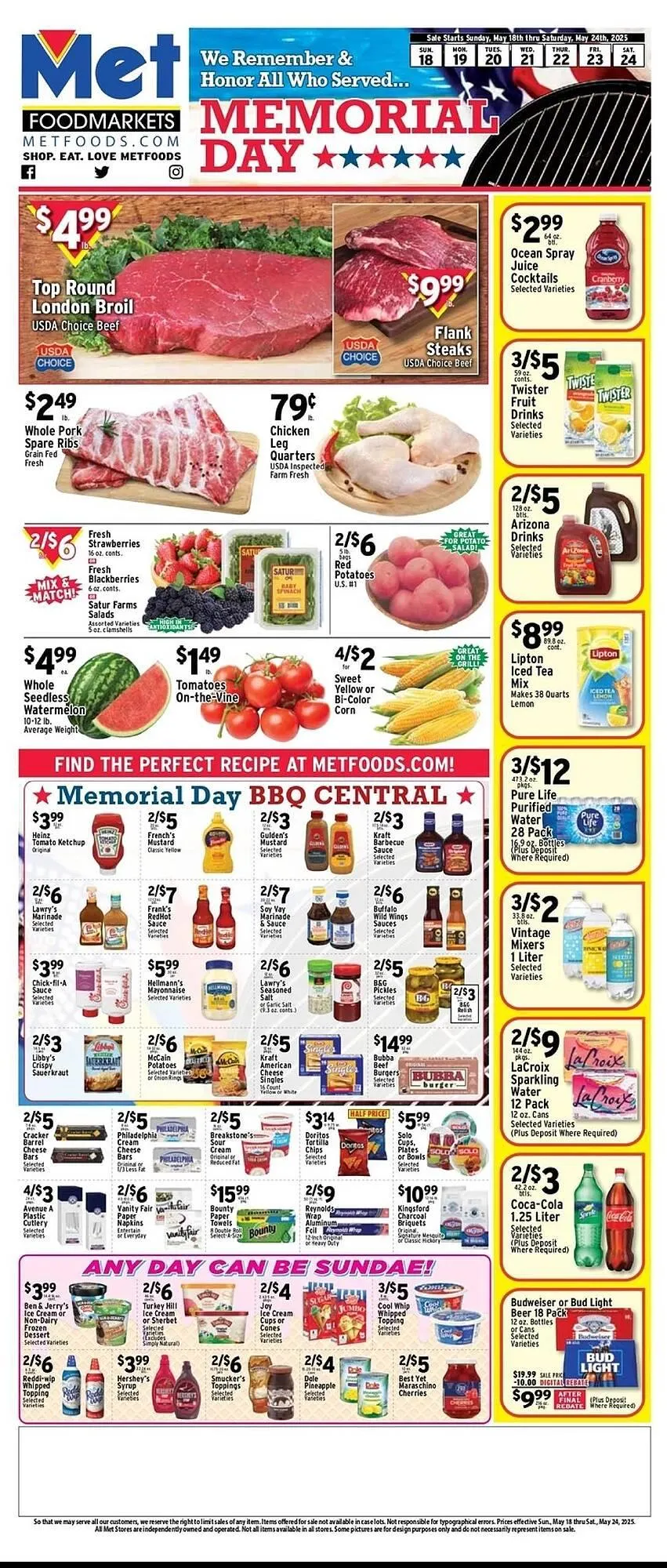 Weekly ad Met Foodmarkets Weekly Ad from May 18 to May 24 2025 - Page 1