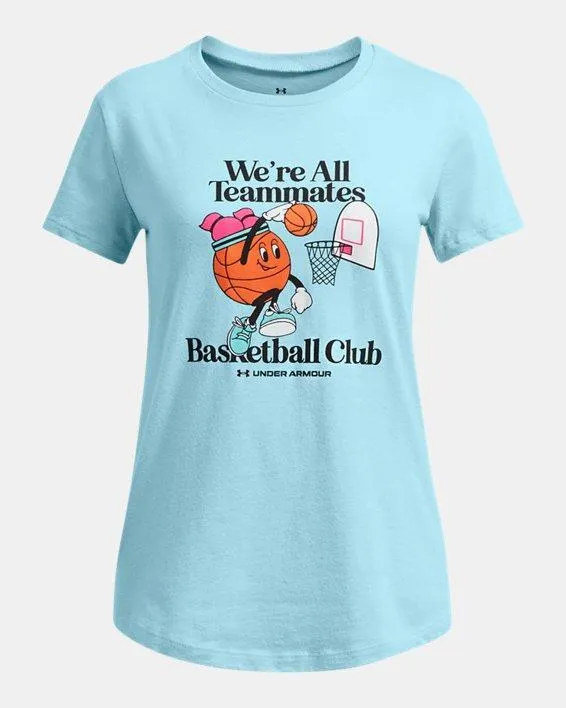UA Basketball Girls' Short Sleeve