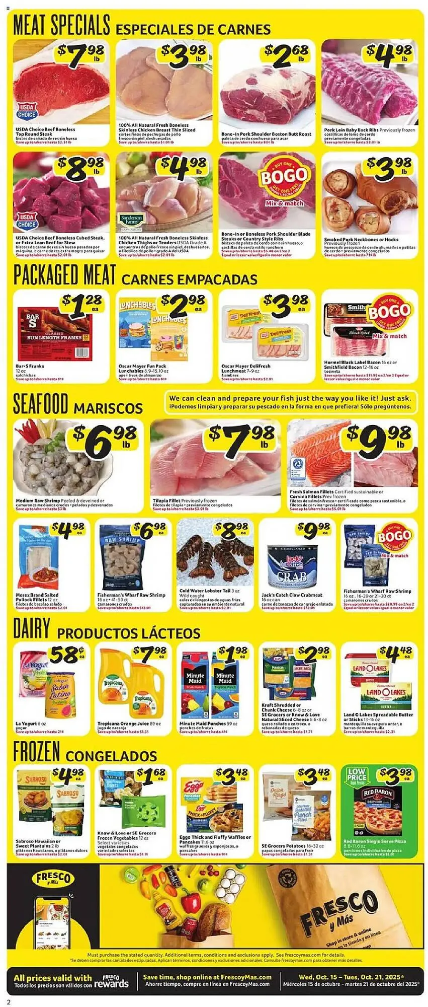 Weekly ad Fresco y Más weekly ad from October 15 to October 21 2025 - Page 2
