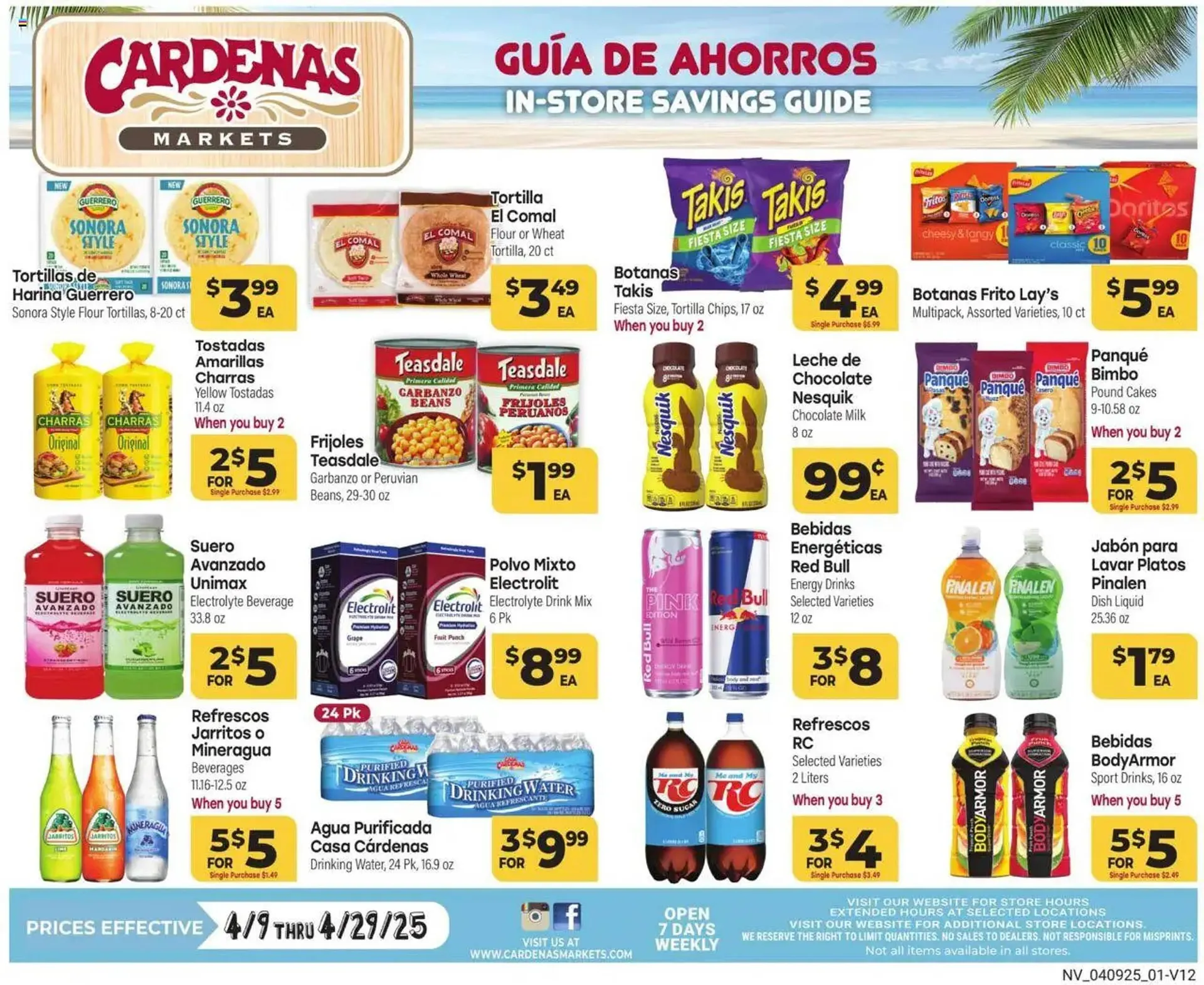 Weekly ad Cardenas Weekly Ad from April 9 to April 29 2025 - Page 1