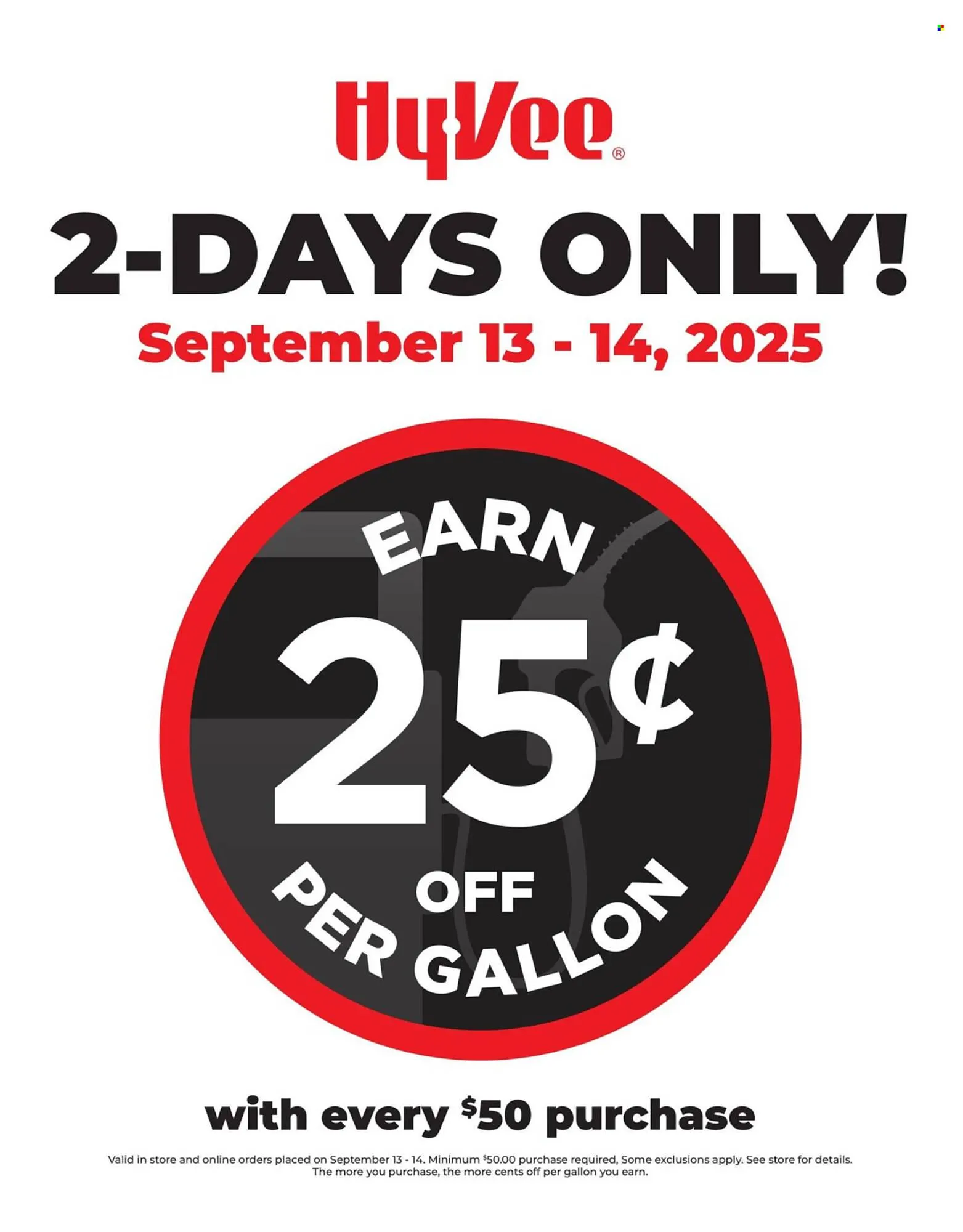 Weekly ad Hy-Vee weekly ad from September 13 to September 14 2025 - Page 1