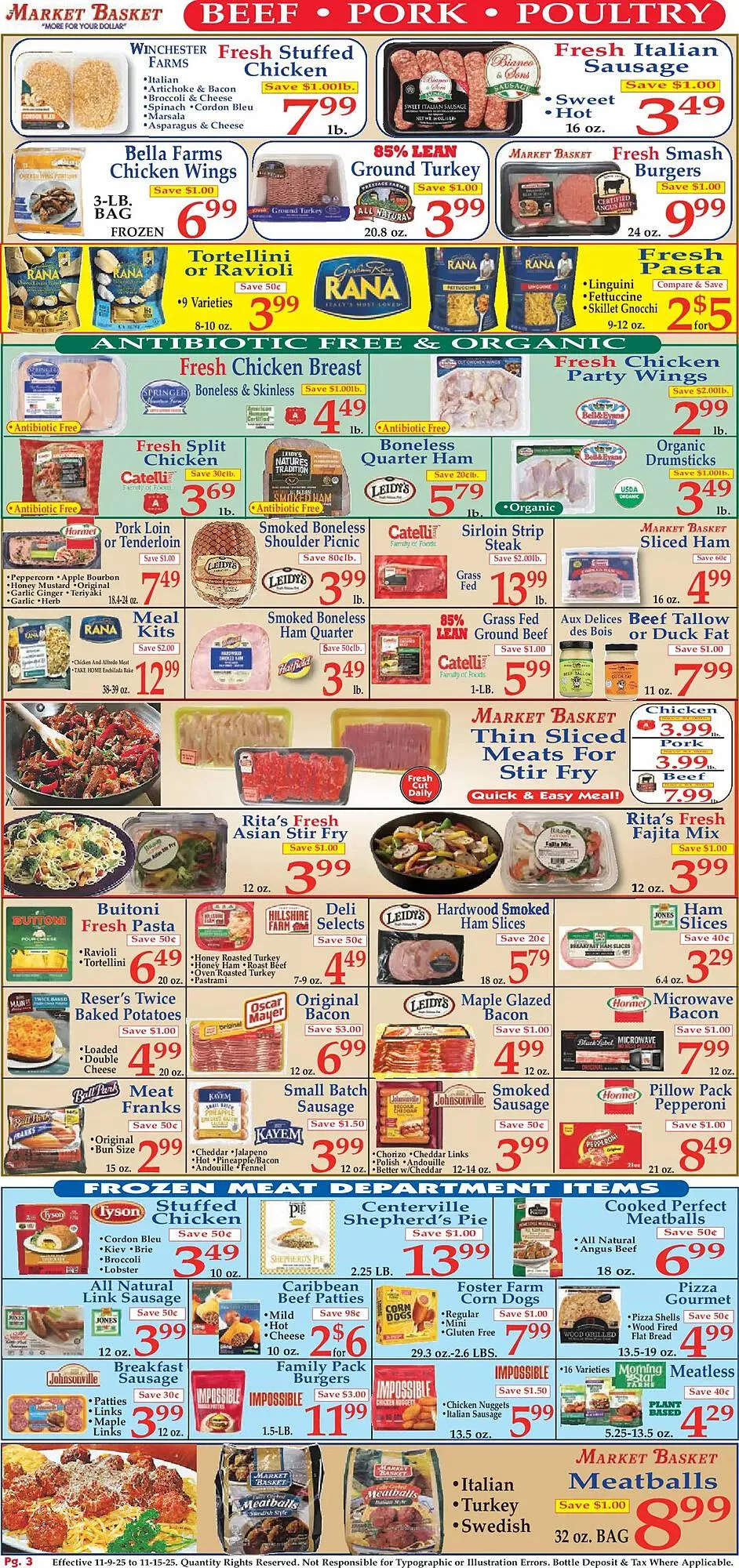 Weekly ad Market Basket weekly ad from November 9 to November 16 2025 - Page 3