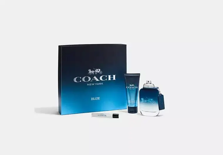 Coach Blue Eau De Toilette 3 Piece Gift Set