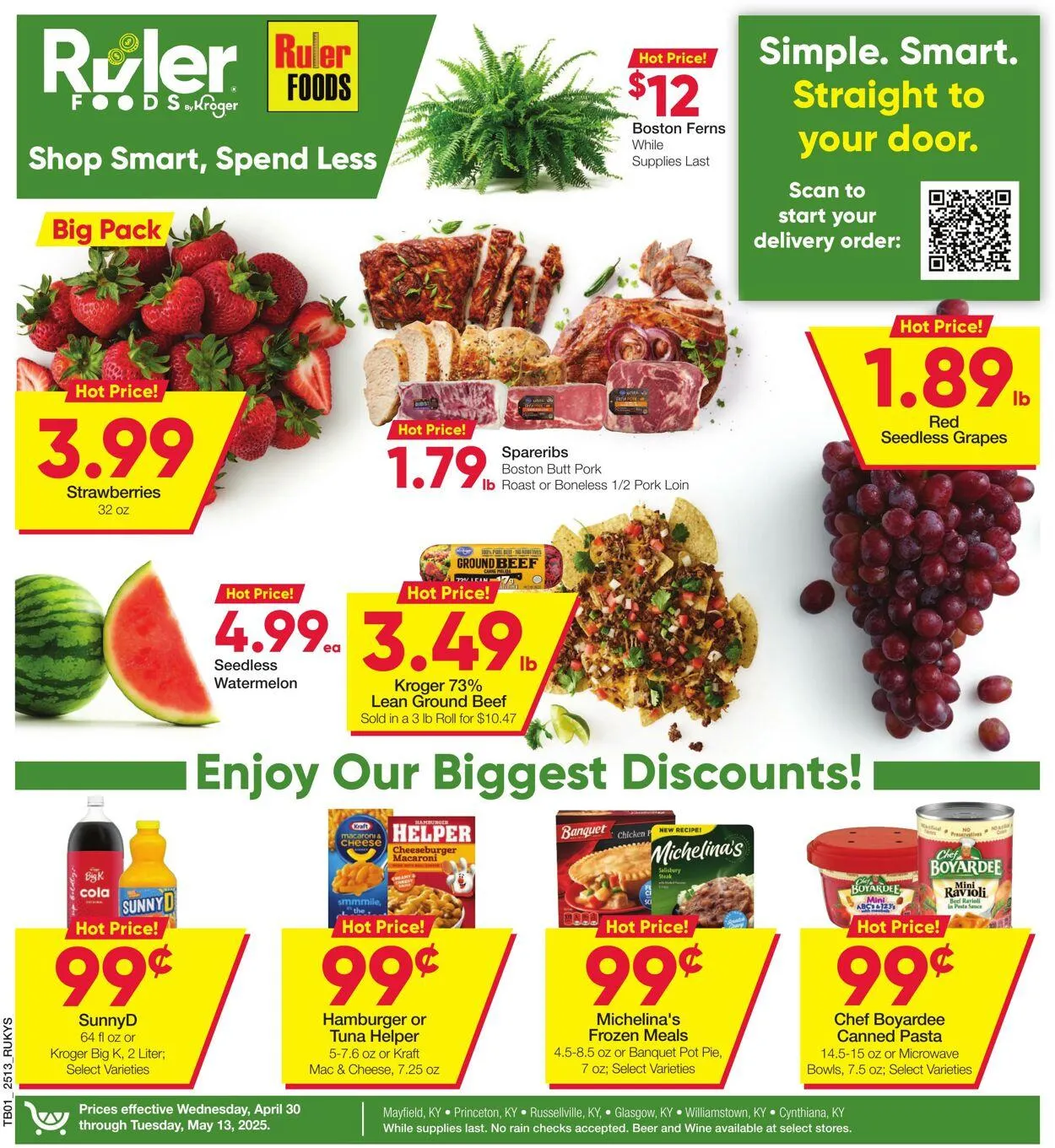 Catálogo de Ruler Foods Current weekly ad 30 de abril al 13 de mayo 2025 - Página 1