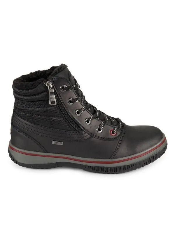 Tavin Leather Snow Boots