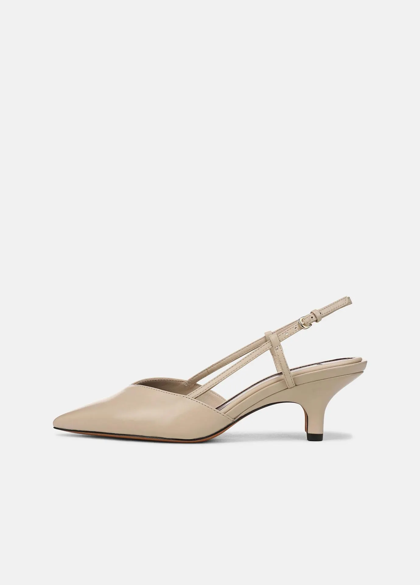 Levvy Leather Slingback Heel