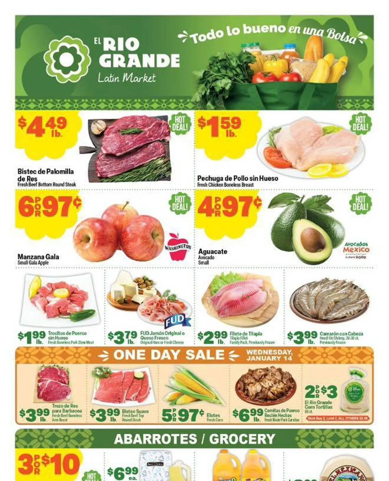 Weekly ad El Rio Grande weekly ad from January 14 to January 14 2026 - Page 1