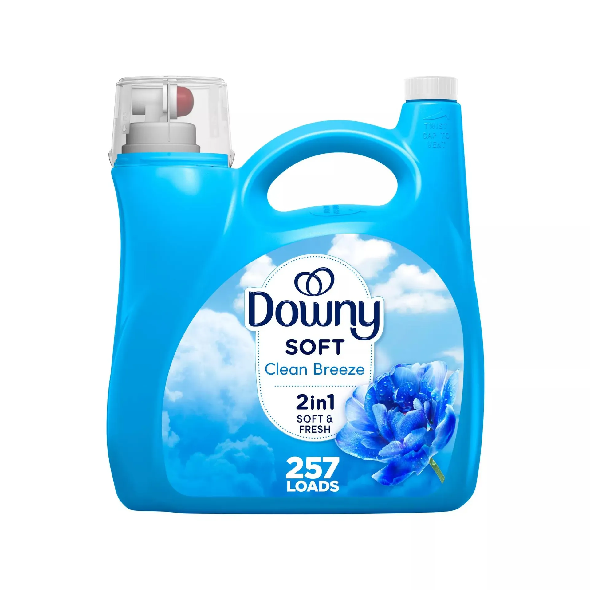 Downy Ultra Concentrated Liquid Fabric Softener & Conditioner - Clean Breeze, 257 loads/150 oz.