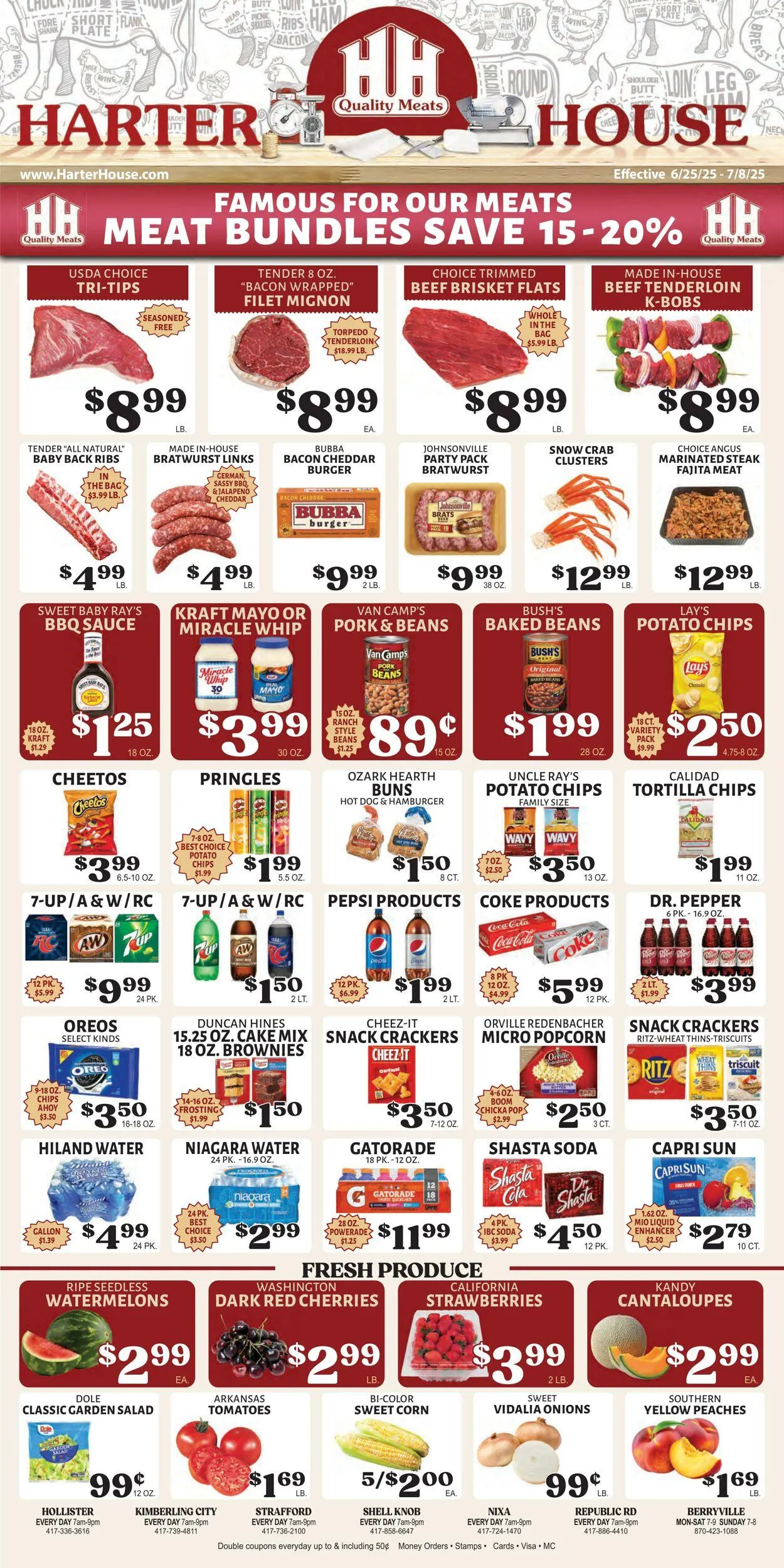 Weekly ad Harter House - Berryville, AR from July 2 to July 8 2025 - Page 1