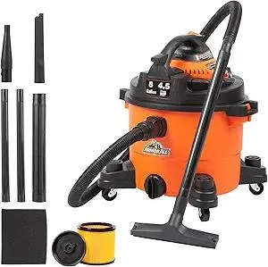 Armor All VBV809 0901 8-Gallon 4.5 Peak HP Wet/Dry Vacuum with Detachable Blower, Orange