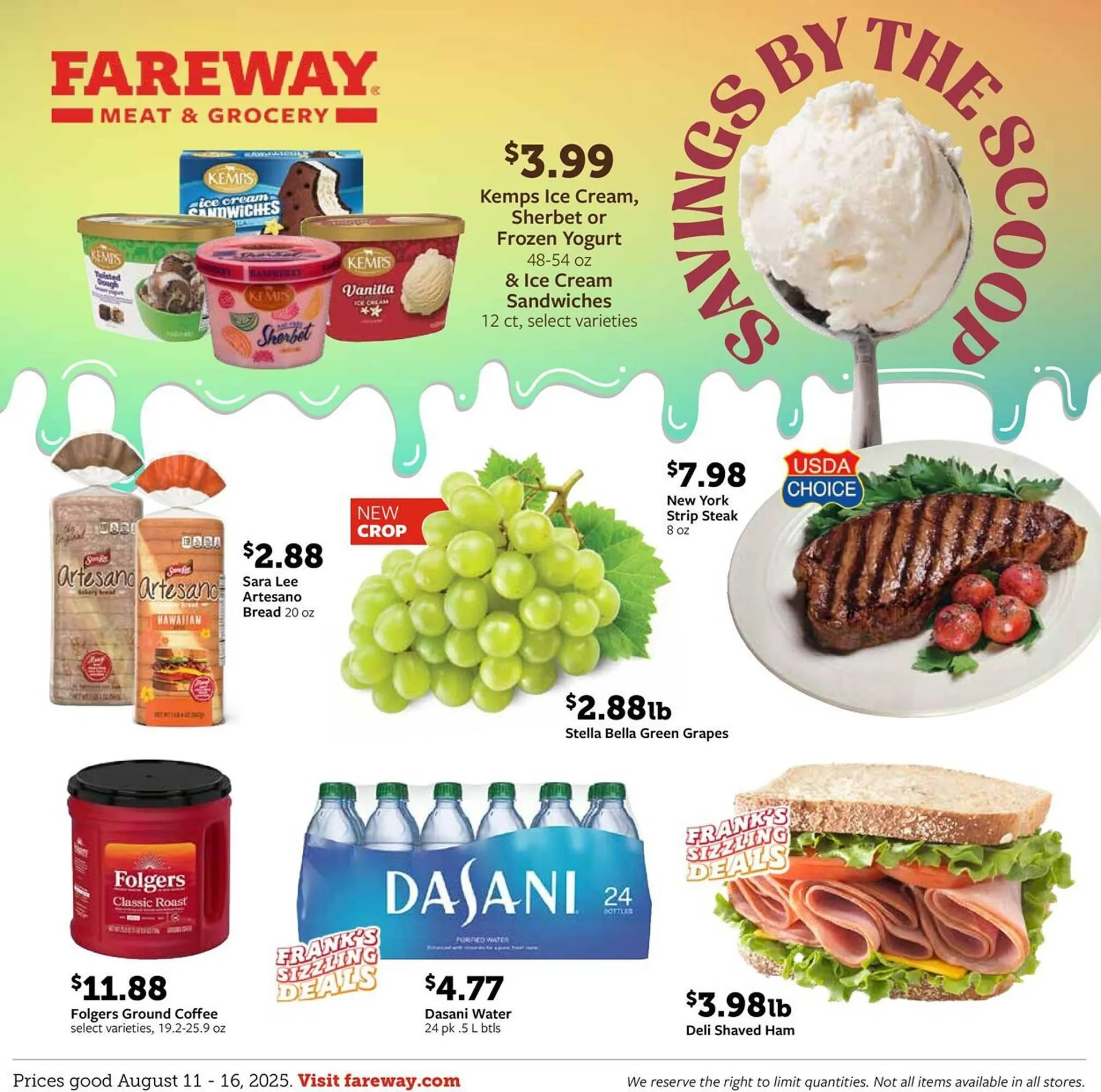 Weekly ad Fareway Weekly Ad from August 10 to August 16 2025 - Page 1