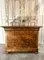 French Louis Philippe Style Walnut Commode, 1800s