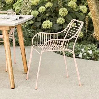 Caya Outdoor Dining Armchair - Verbena Pink