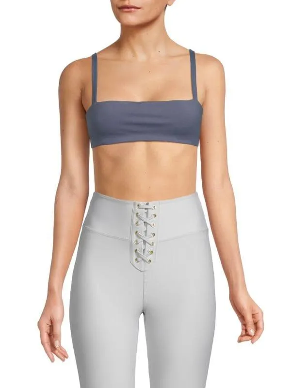 ​Nylon-Blend Cami Bandeau Bra Top