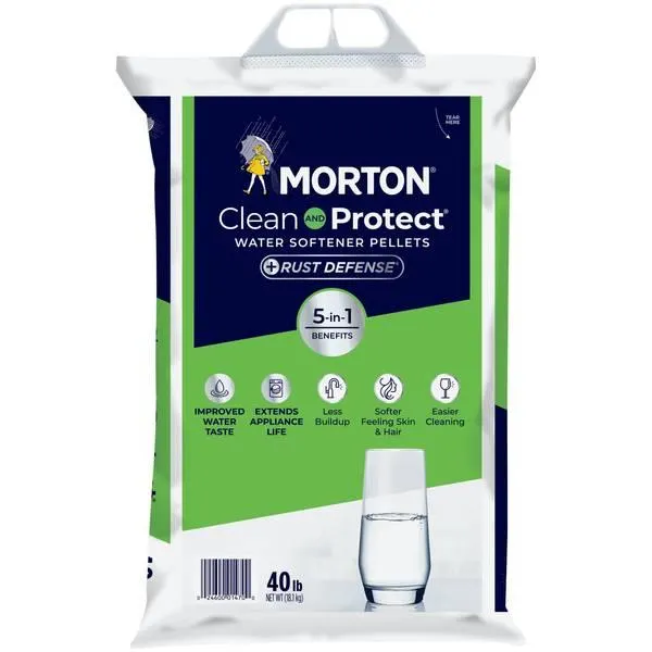 40 lb Clean and Protect Plus Rust Defense Water Softener Salt Pellet Bag