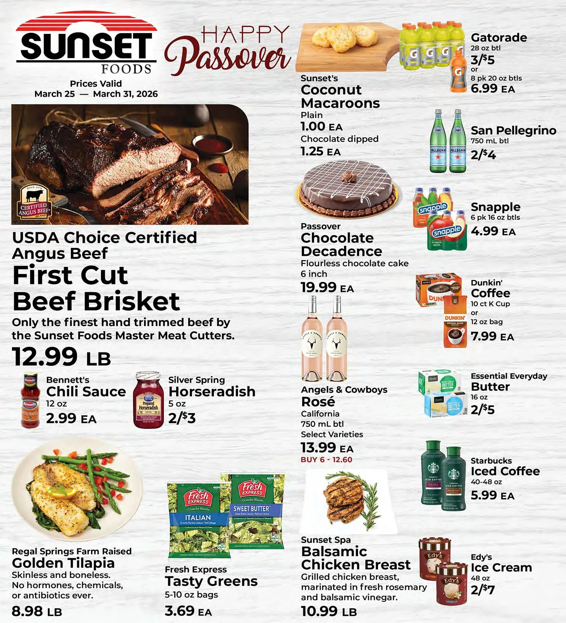 Weekly ad Sunset Foods weekly ad from March 25 to March 31 2026 - Page 1