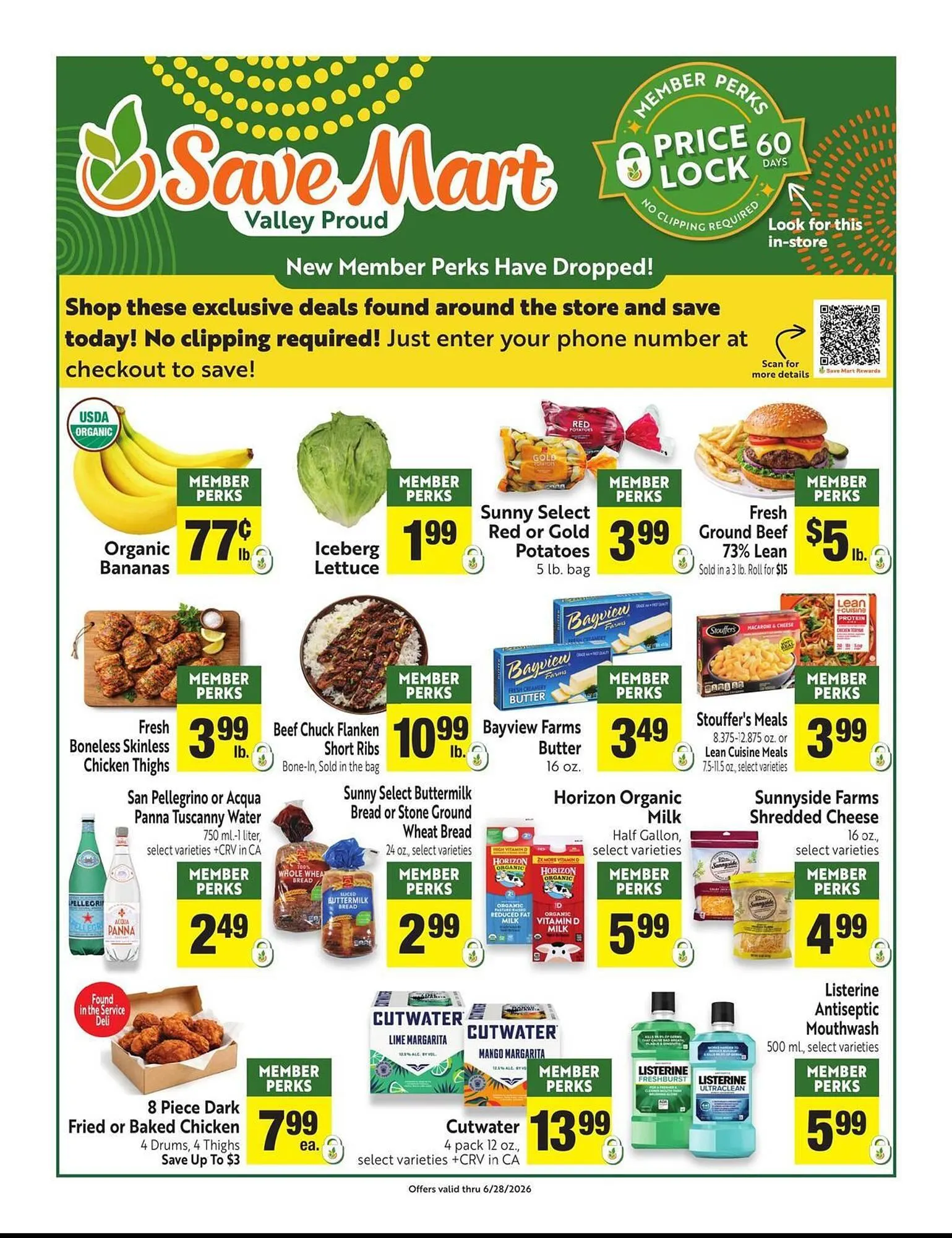 Weekly promotion Save Mart weekly ad spanning from April 22 to June 28 2026 - Page 1 for Catalogue 365