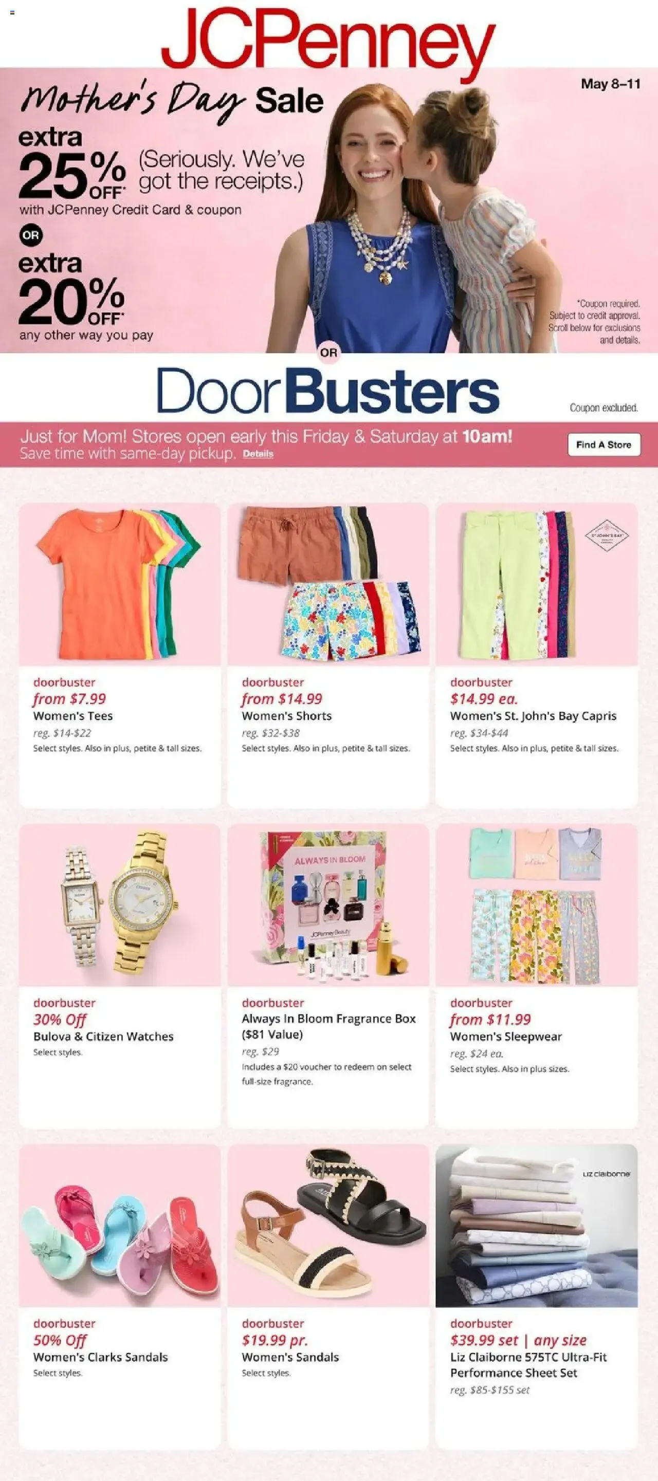 Weekly ad JCPenney Weekly Ad from May 8 to May 11 2025 - Page 1