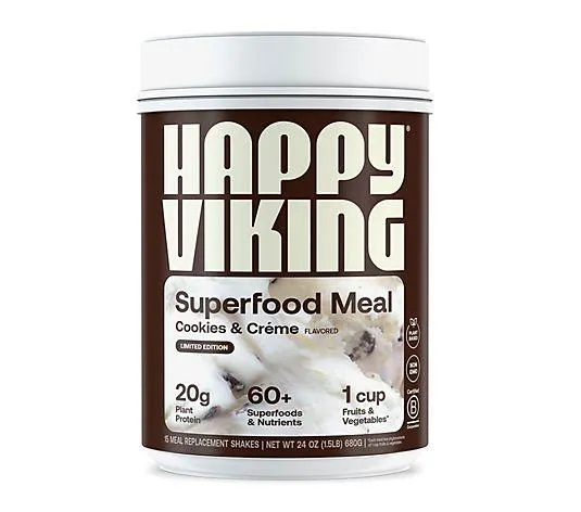 Happy Viking Plant Protein Superfood Meal Powder 15 Servings