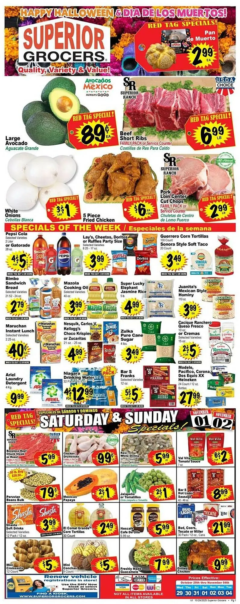Superior Grocers weekly ad - 1