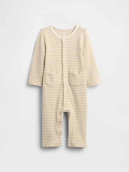 Baby Softspun Bear Pocket One-Piece